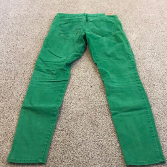 Abercrombie and Fitch green skinny’s size 4 - Picture 3 of 3
